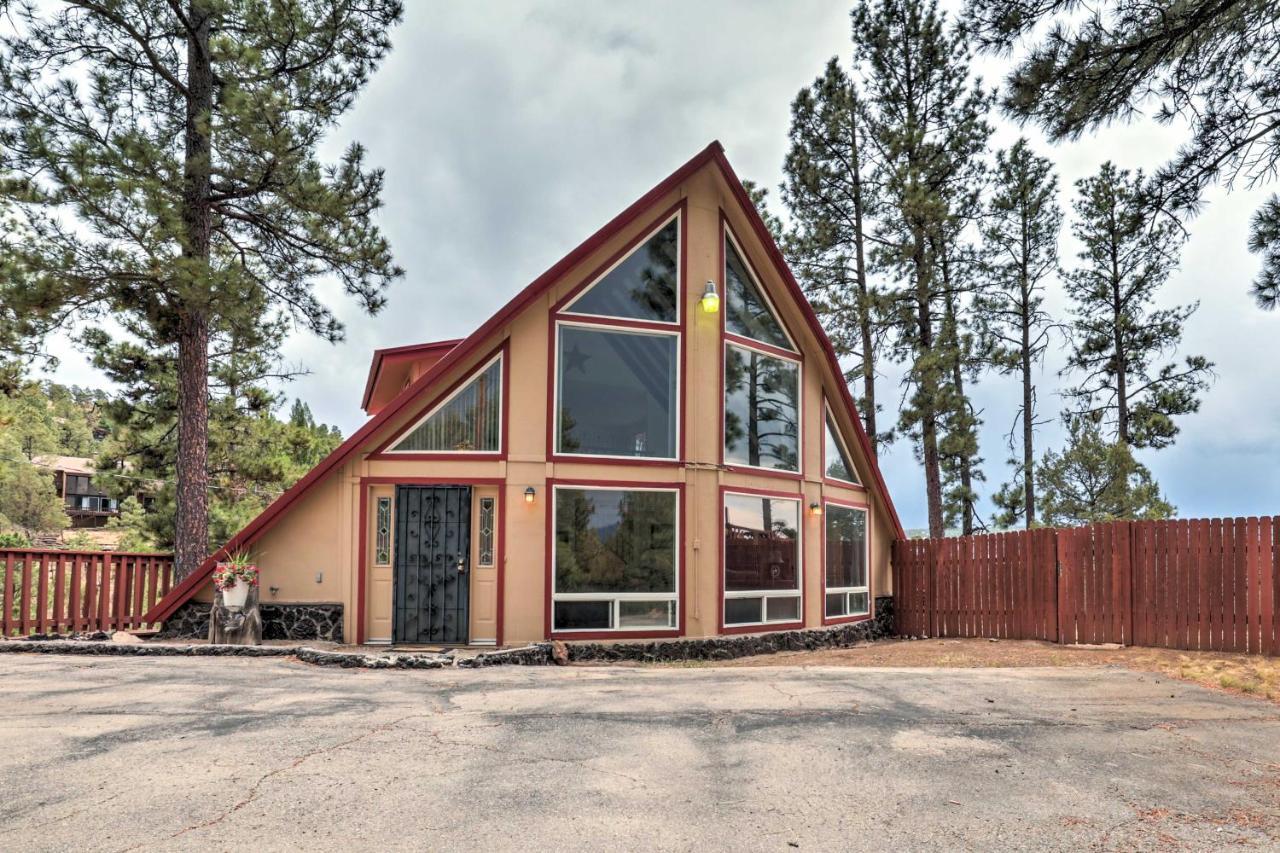 A-Frame Ruidoso Retreat With Deck, Grill And Views! Villa Exterior photo